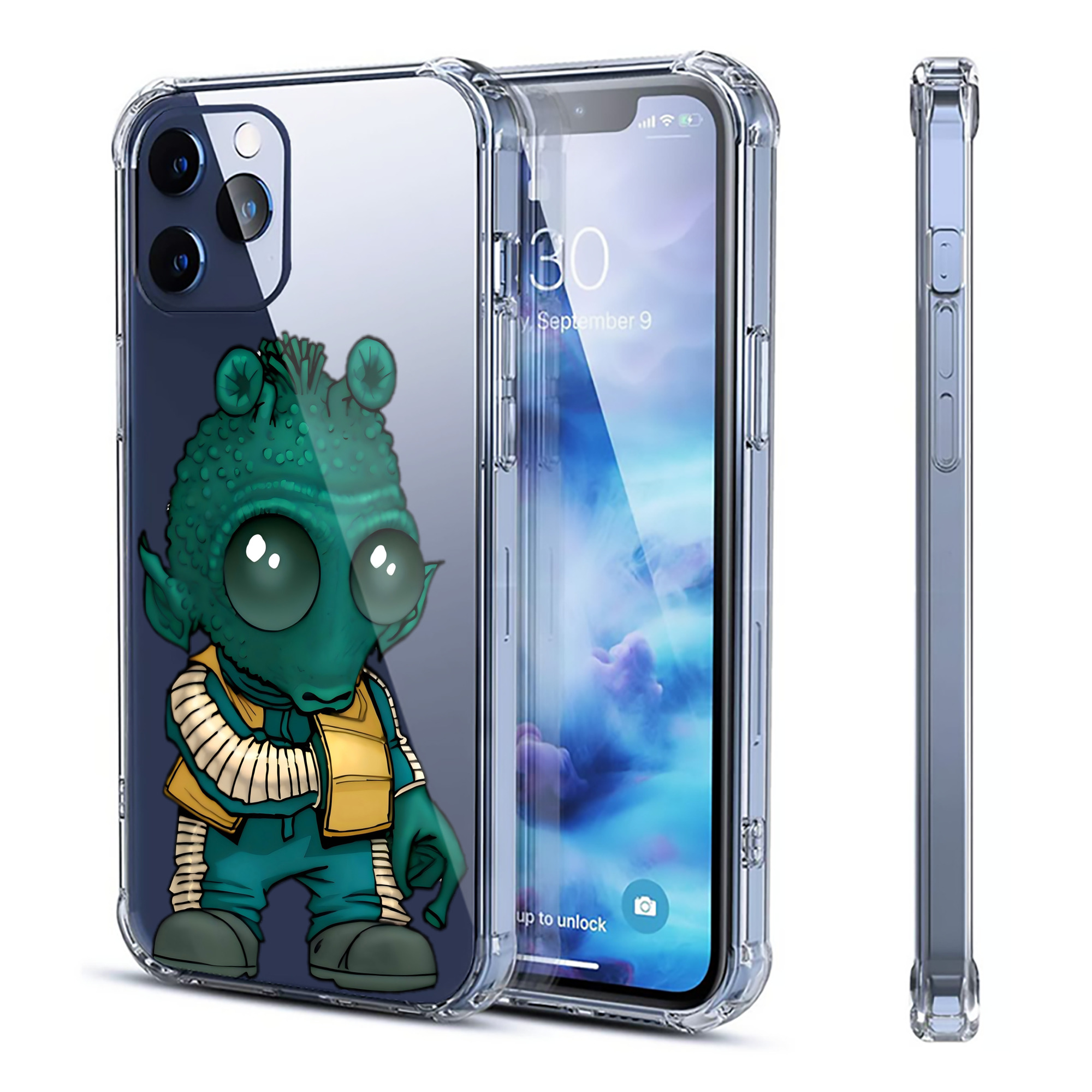 （画像用） スター・ウォーズ Star Wars 【iPhone 12シリーズ対応】透明スマホケース（クリアソフトケース）